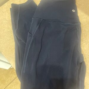 Lululemon Leggings 3/4 length Women’s Size 12 Navy